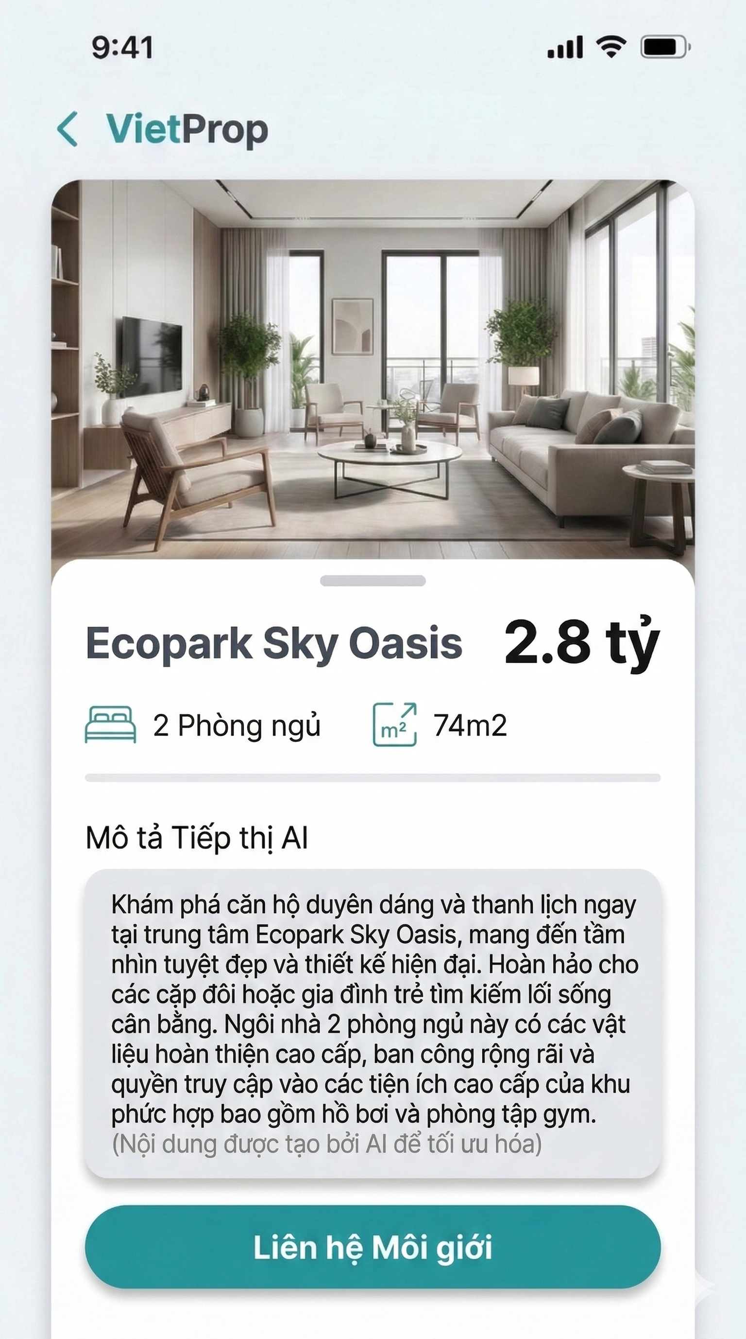 VietProp Mobile App Preview